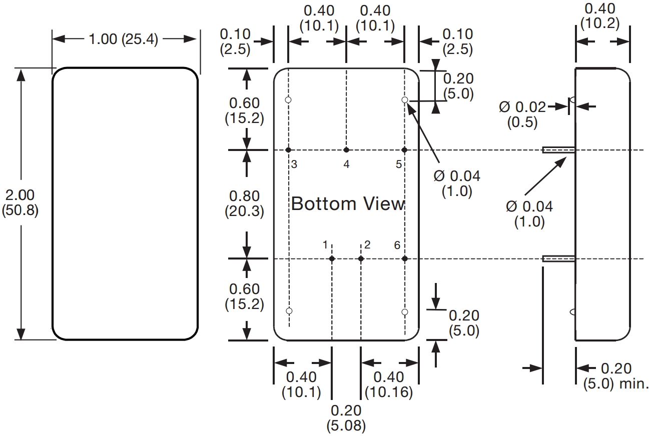 ממיר מתח DC XP POWER JCK2012S3V3